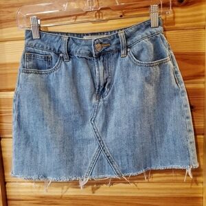Pacsun Light Blue Demin Mini Skirt Mini Size 24
